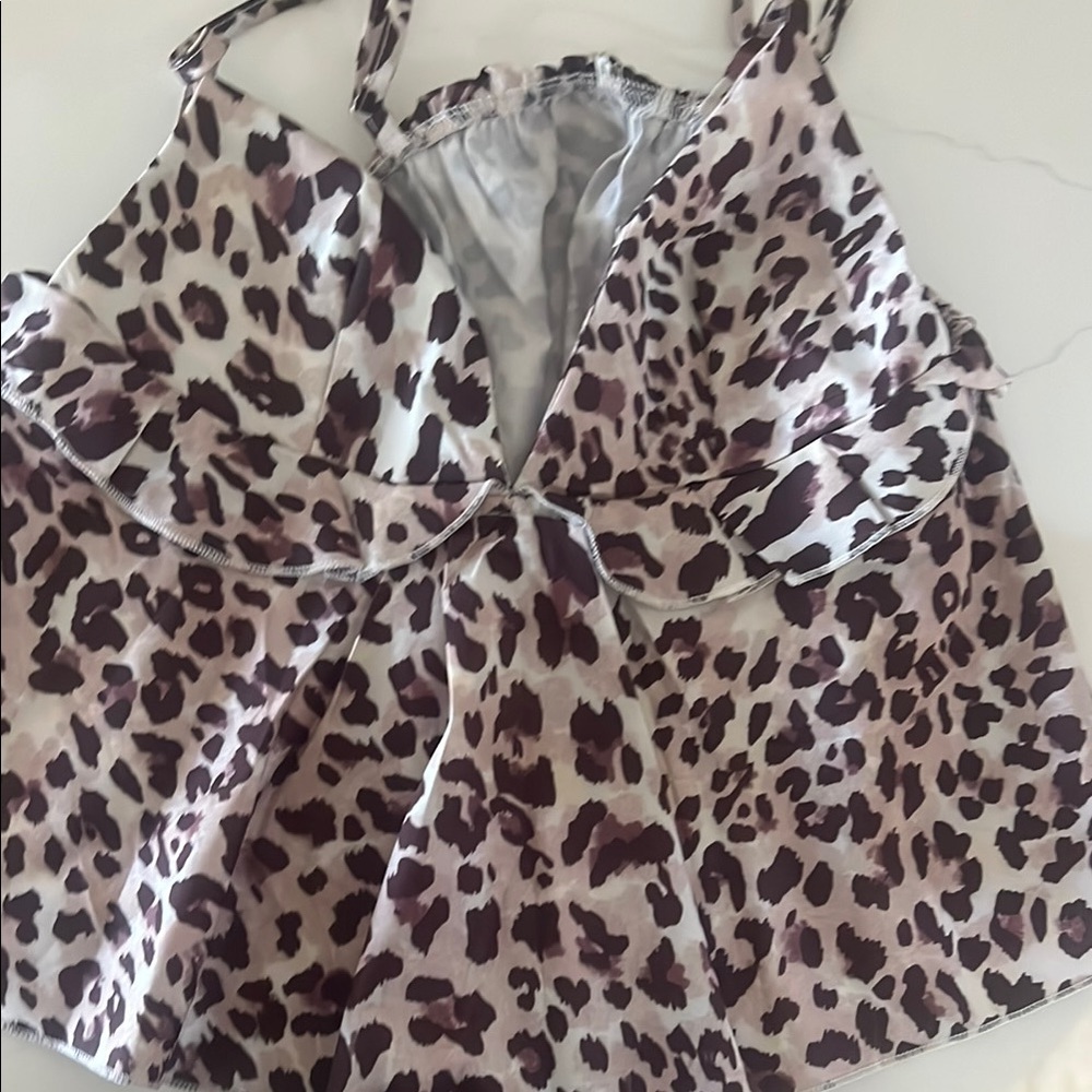 Leopard Print Women's Top